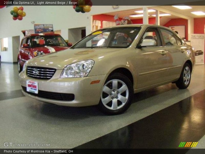 Light Almond Beige / Beige 2008 Kia Optima LX