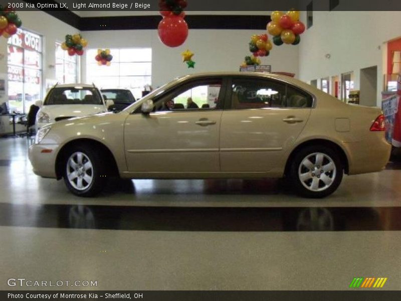 Light Almond Beige / Beige 2008 Kia Optima LX