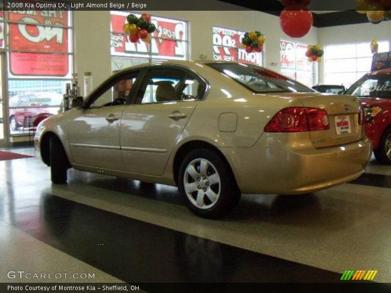 Light Almond Beige / Beige 2008 Kia Optima LX