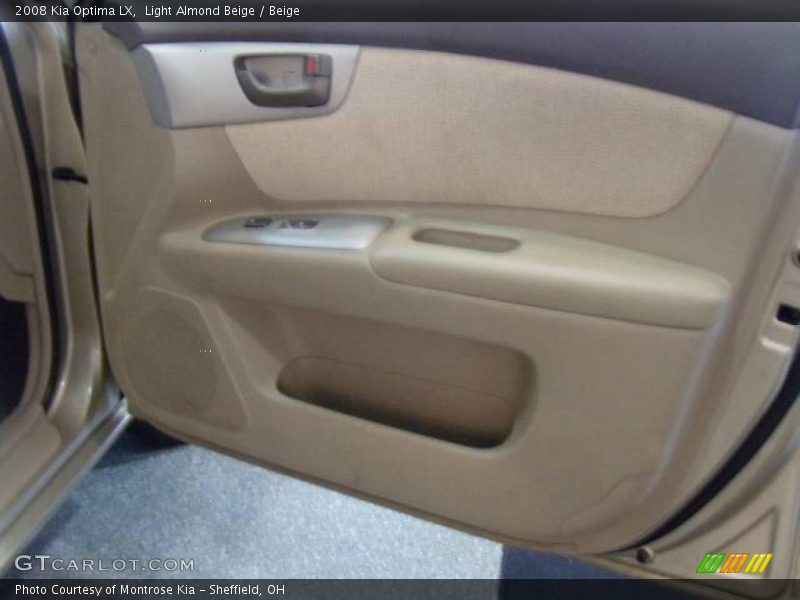 Light Almond Beige / Beige 2008 Kia Optima LX