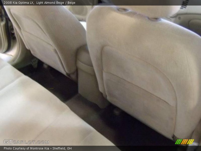 Light Almond Beige / Beige 2008 Kia Optima LX