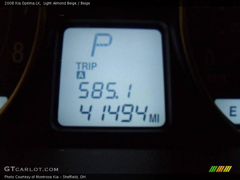 Light Almond Beige / Beige 2008 Kia Optima LX