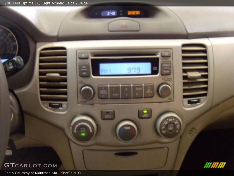 Light Almond Beige / Beige 2008 Kia Optima LX