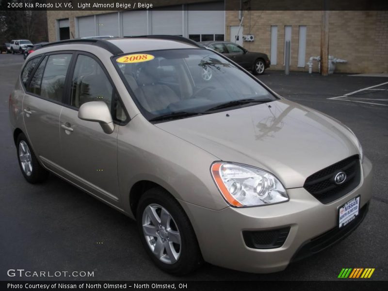 Light Almond Beige / Beige 2008 Kia Rondo LX V6