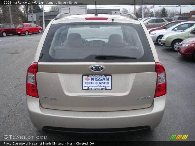 Light Almond Beige / Beige 2008 Kia Rondo LX V6