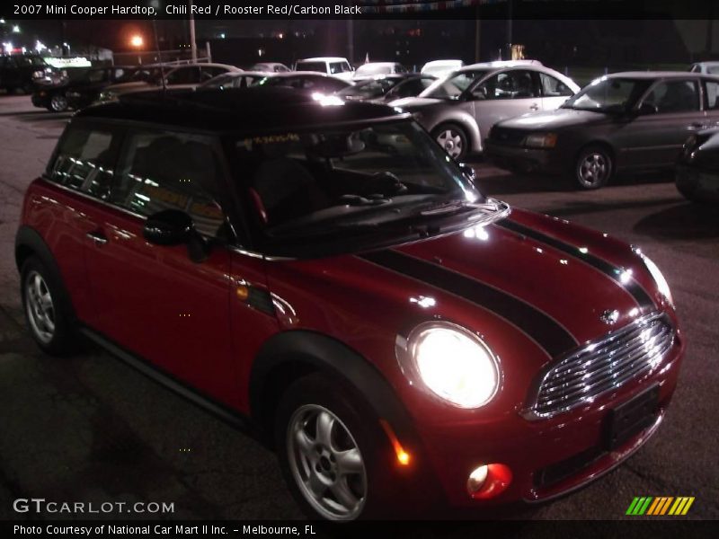 Chili Red / Rooster Red/Carbon Black 2007 Mini Cooper Hardtop