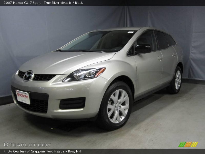 True Silver Metallic / Black 2007 Mazda CX-7 Sport