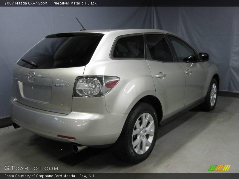 True Silver Metallic / Black 2007 Mazda CX-7 Sport