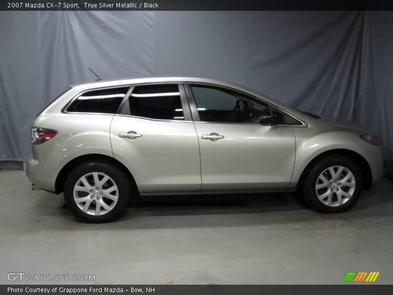 True Silver Metallic / Black 2007 Mazda CX-7 Sport