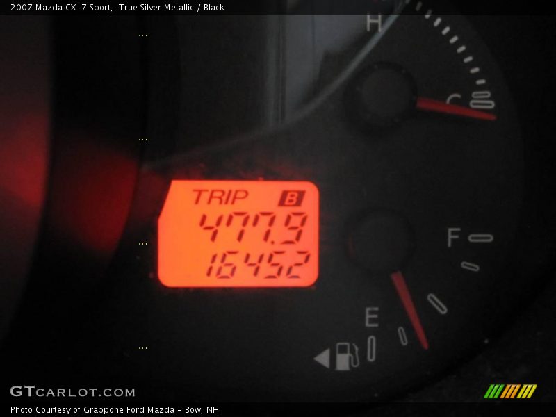 True Silver Metallic / Black 2007 Mazda CX-7 Sport