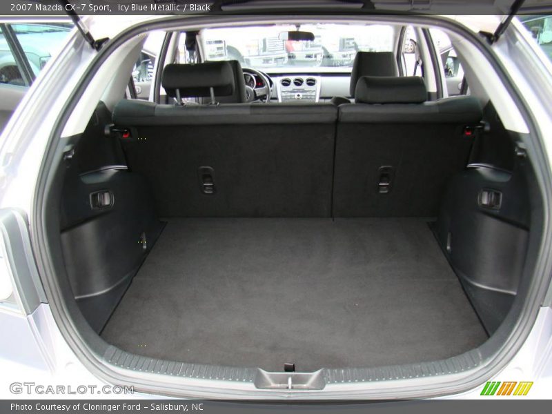 Icy Blue Metallic / Black 2007 Mazda CX-7 Sport