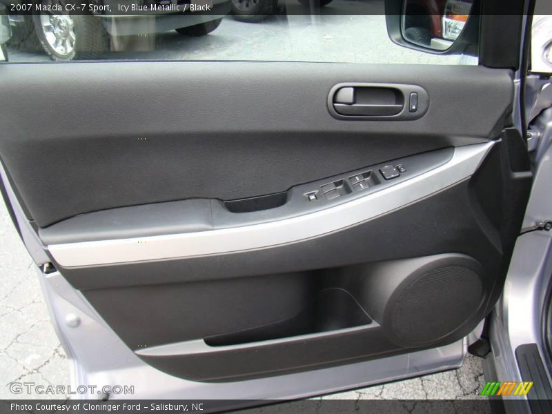 Icy Blue Metallic / Black 2007 Mazda CX-7 Sport