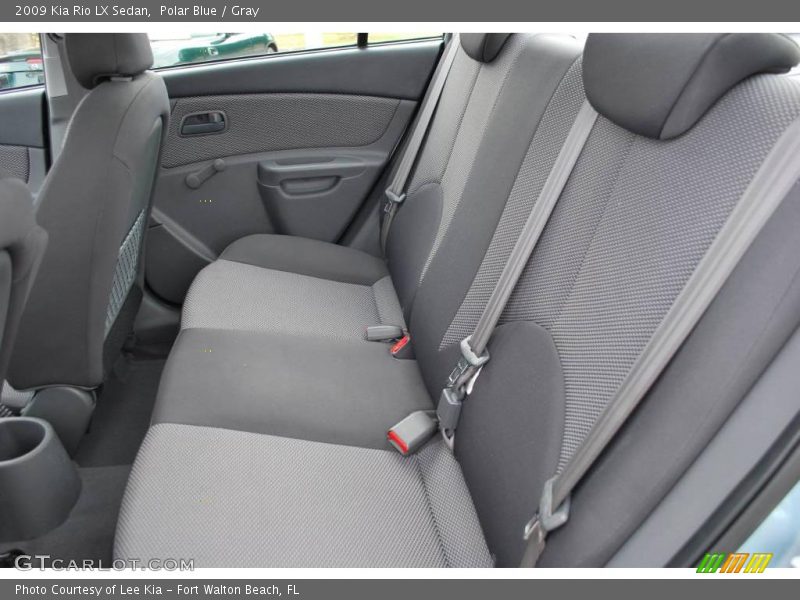 Polar Blue / Gray 2009 Kia Rio LX Sedan