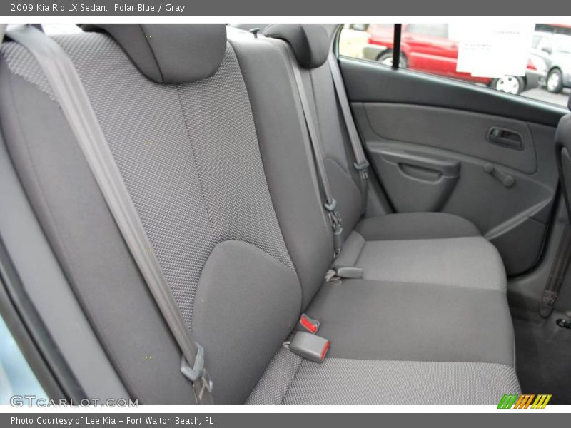 Polar Blue / Gray 2009 Kia Rio LX Sedan