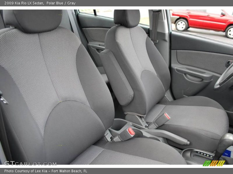 Polar Blue / Gray 2009 Kia Rio LX Sedan