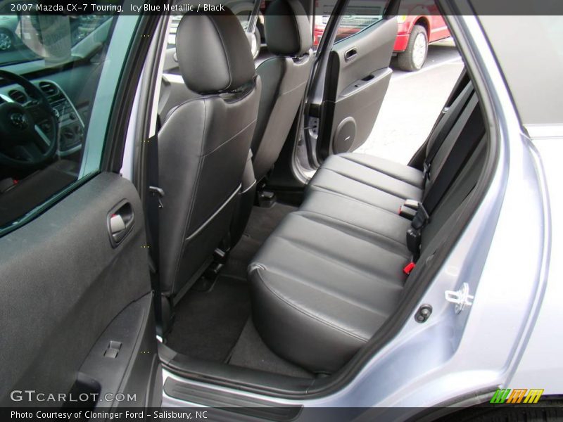 Icy Blue Metallic / Black 2007 Mazda CX-7 Touring