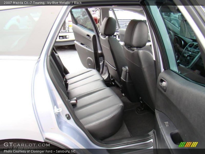 Icy Blue Metallic / Black 2007 Mazda CX-7 Touring