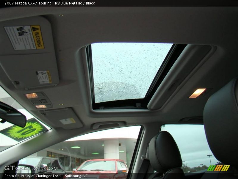 Icy Blue Metallic / Black 2007 Mazda CX-7 Touring