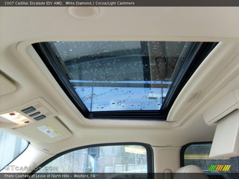 White Diamond / Cocoa/Light Cashmere 2007 Cadillac Escalade ESV AWD