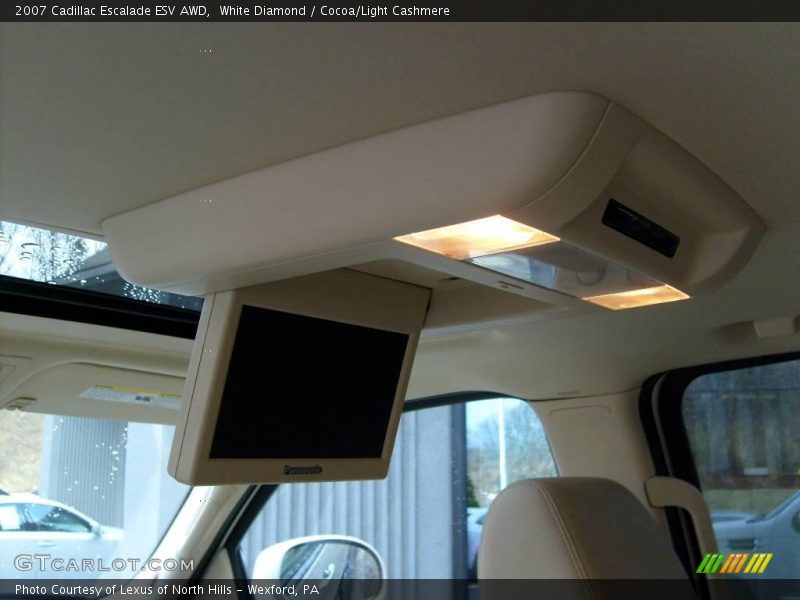 White Diamond / Cocoa/Light Cashmere 2007 Cadillac Escalade ESV AWD