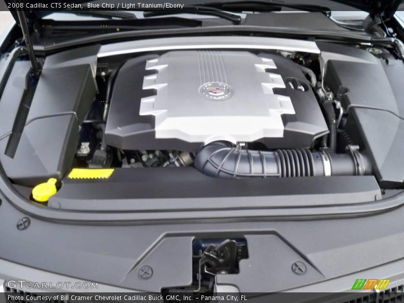 Blue Chip / Light Titanium/Ebony 2008 Cadillac CTS Sedan