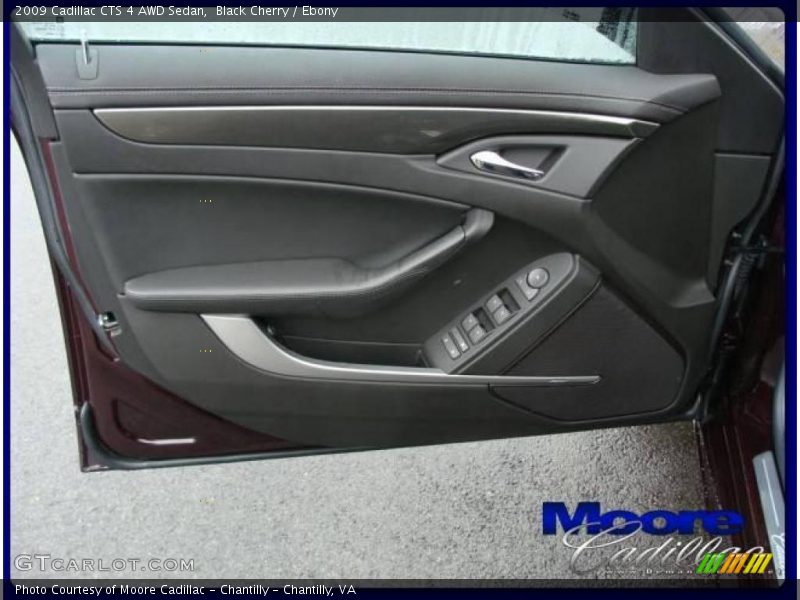 Black Cherry / Ebony 2009 Cadillac CTS 4 AWD Sedan