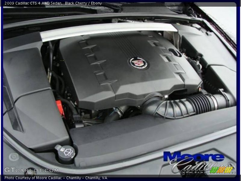 Black Cherry / Ebony 2009 Cadillac CTS 4 AWD Sedan