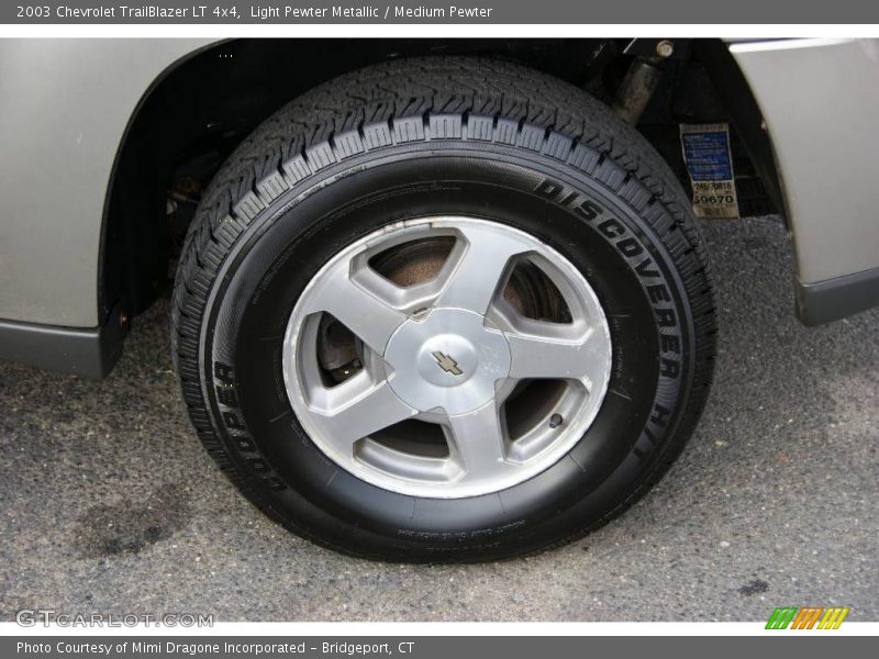 Light Pewter Metallic / Medium Pewter 2003 Chevrolet TrailBlazer LT 4x4