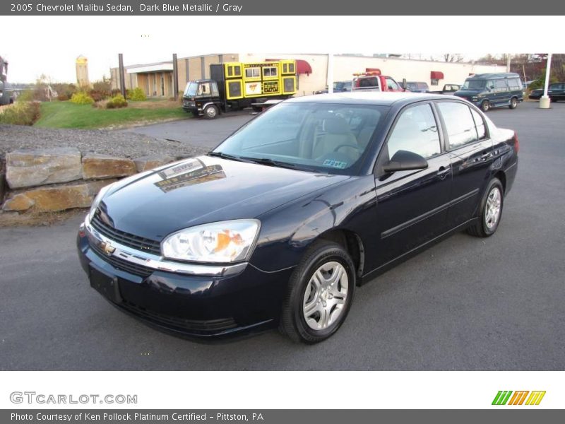 Dark Blue Metallic / Gray 2005 Chevrolet Malibu Sedan