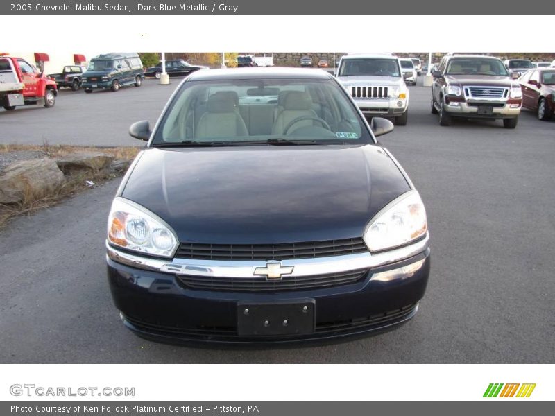 Dark Blue Metallic / Gray 2005 Chevrolet Malibu Sedan