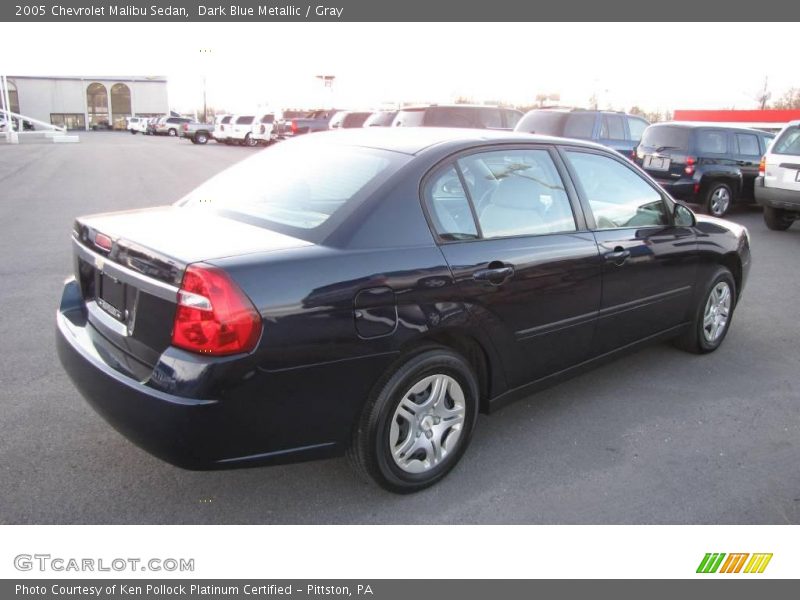 Dark Blue Metallic / Gray 2005 Chevrolet Malibu Sedan