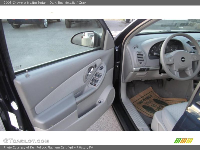 Dark Blue Metallic / Gray 2005 Chevrolet Malibu Sedan