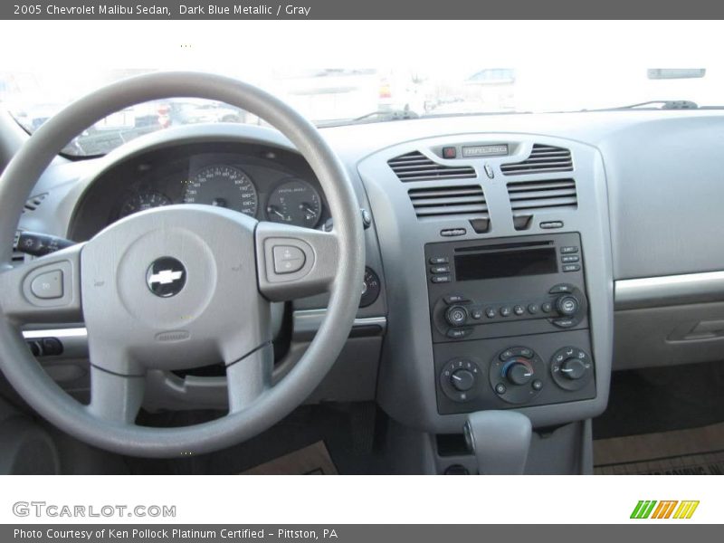 Dark Blue Metallic / Gray 2005 Chevrolet Malibu Sedan