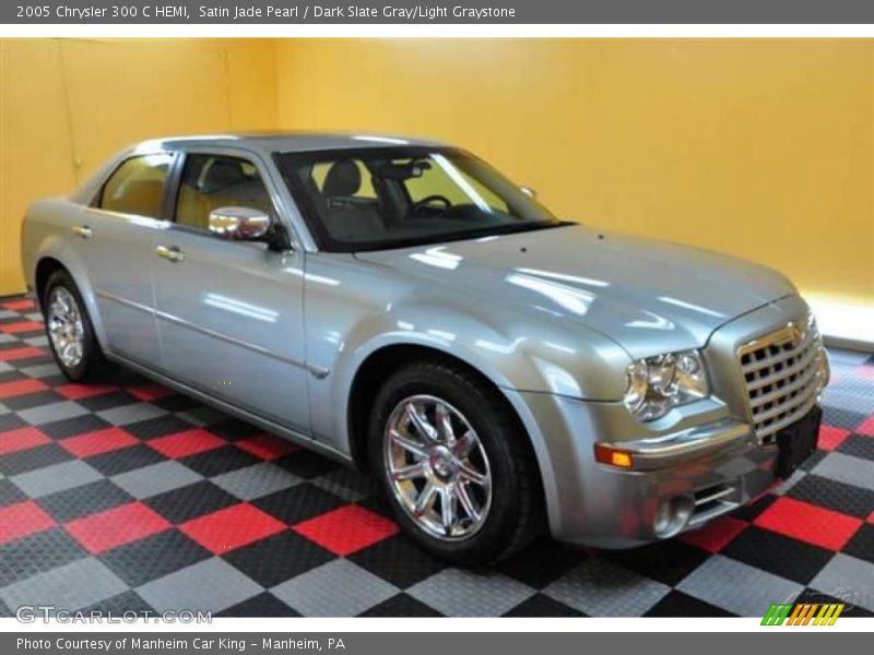 Satin Jade Pearl / Dark Slate Gray/Light Graystone 2005 Chrysler 300 C HEMI