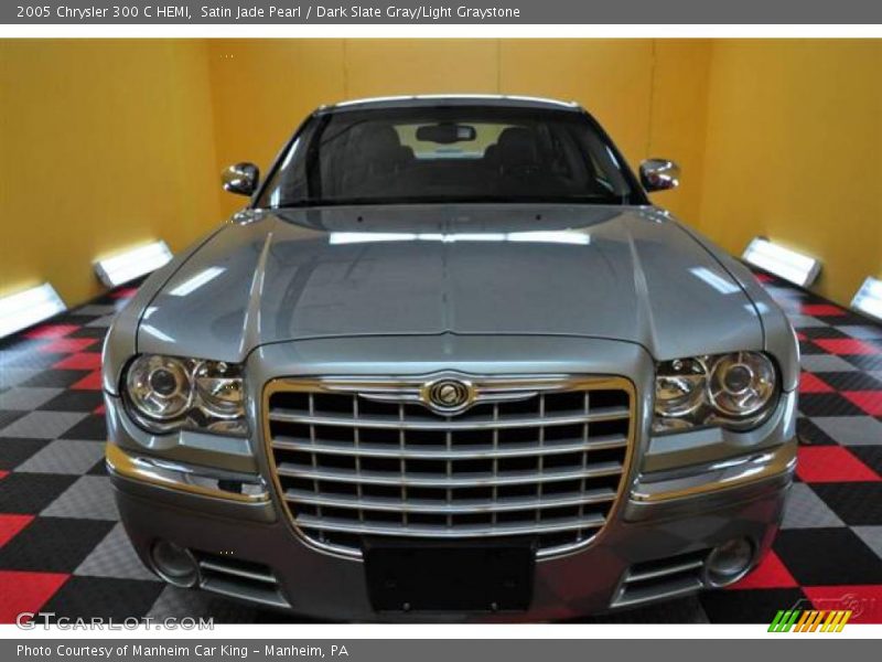 Satin Jade Pearl / Dark Slate Gray/Light Graystone 2005 Chrysler 300 C HEMI