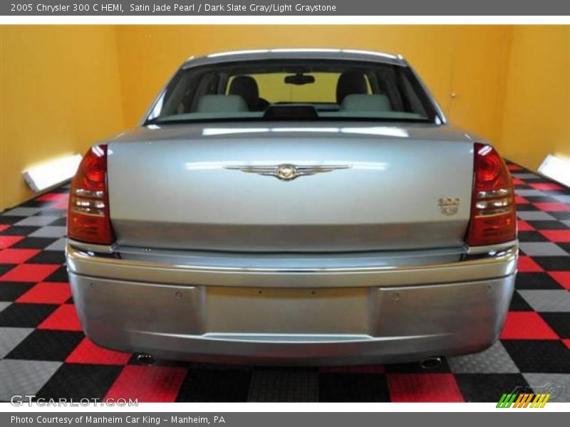 Satin Jade Pearl / Dark Slate Gray/Light Graystone 2005 Chrysler 300 C HEMI