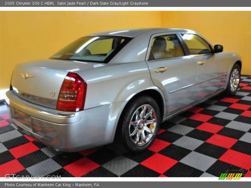 Satin Jade Pearl / Dark Slate Gray/Light Graystone 2005 Chrysler 300 C HEMI