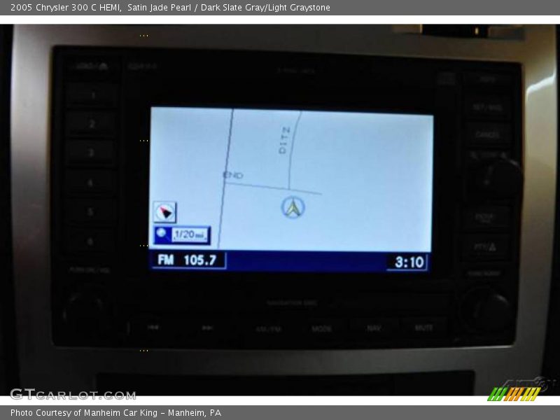 Satin Jade Pearl / Dark Slate Gray/Light Graystone 2005 Chrysler 300 C HEMI