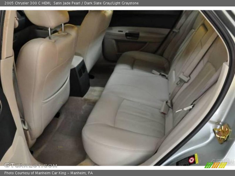 Satin Jade Pearl / Dark Slate Gray/Light Graystone 2005 Chrysler 300 C HEMI