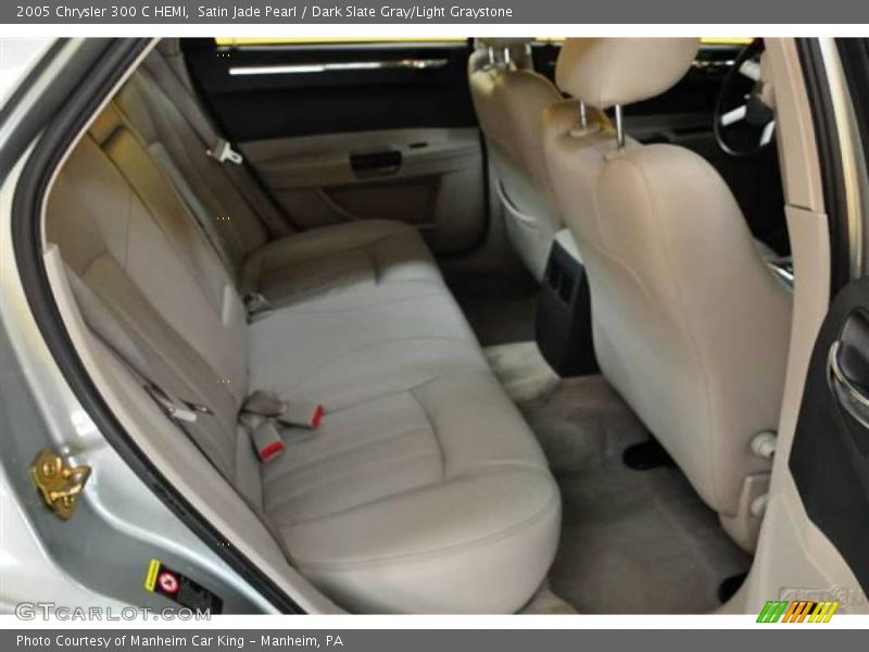 Satin Jade Pearl / Dark Slate Gray/Light Graystone 2005 Chrysler 300 C HEMI