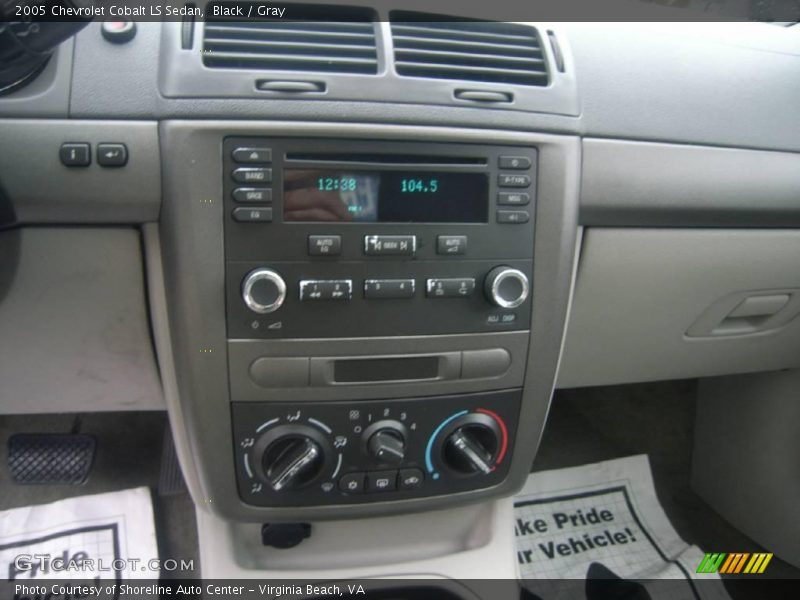 Black / Gray 2005 Chevrolet Cobalt LS Sedan