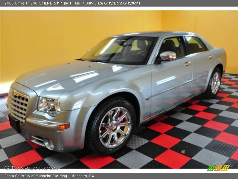 Satin Jade Pearl / Dark Slate Gray/Light Graystone 2005 Chrysler 300 C HEMI