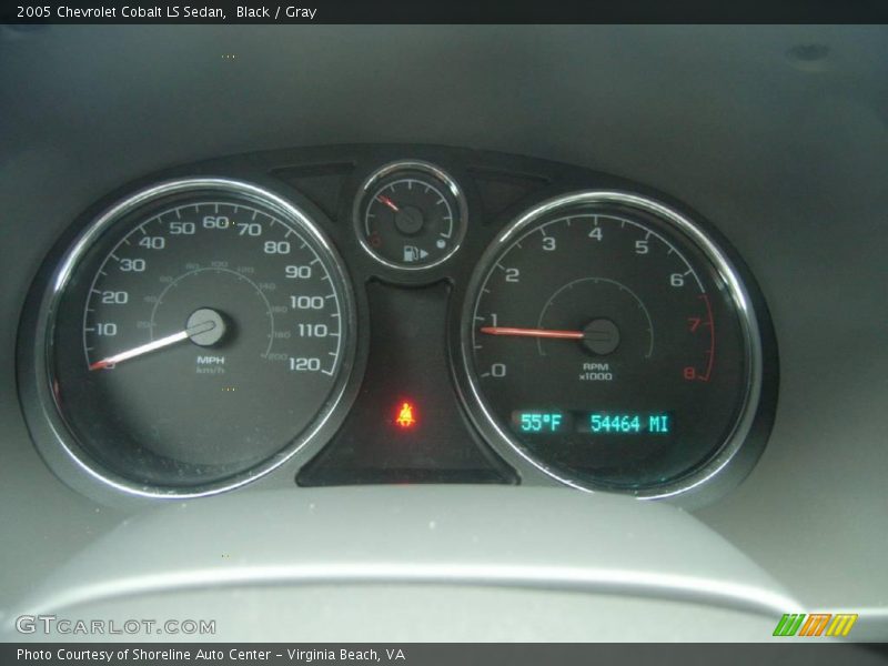 Black / Gray 2005 Chevrolet Cobalt LS Sedan