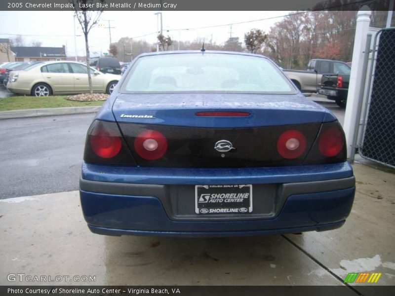 Laser Blue Metallic / Medium Gray 2005 Chevrolet Impala