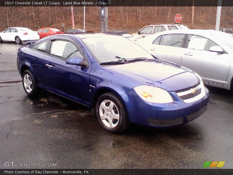 Laser Blue Metallic / Gray 2007 Chevrolet Cobalt LT Coupe