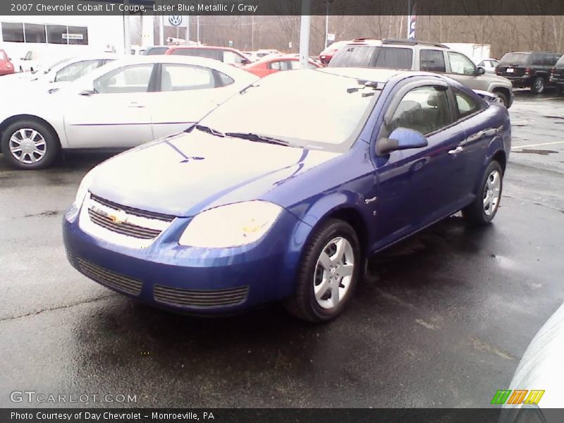 Laser Blue Metallic / Gray 2007 Chevrolet Cobalt LT Coupe