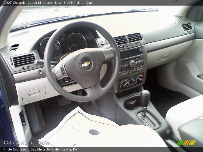 Laser Blue Metallic / Gray 2007 Chevrolet Cobalt LT Coupe