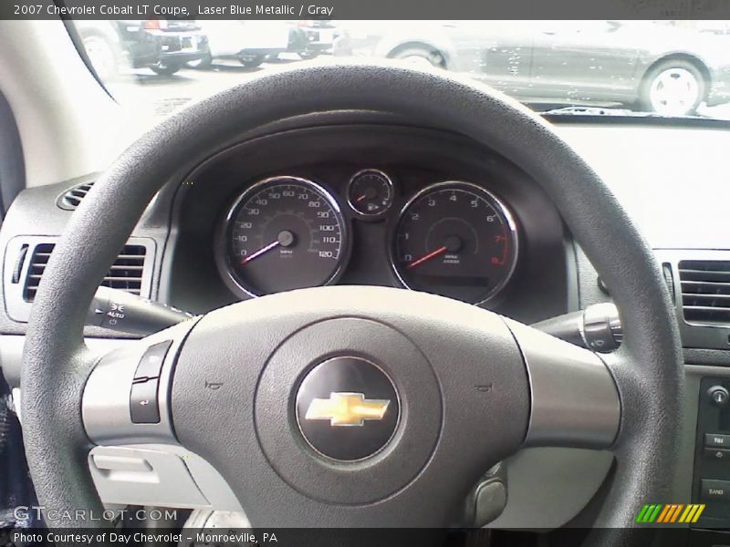 Laser Blue Metallic / Gray 2007 Chevrolet Cobalt LT Coupe