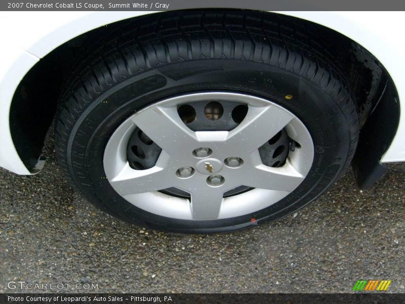 Summit White / Gray 2007 Chevrolet Cobalt LS Coupe