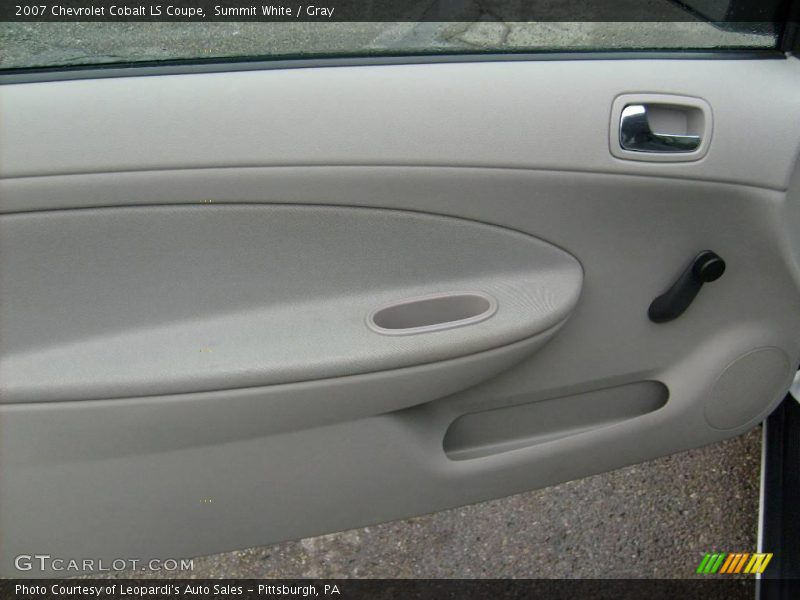 Summit White / Gray 2007 Chevrolet Cobalt LS Coupe